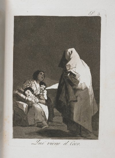 パラティーヌ伯爵へ、ロスカプリチョスから、1797-1798年 作： Francisco de Goya